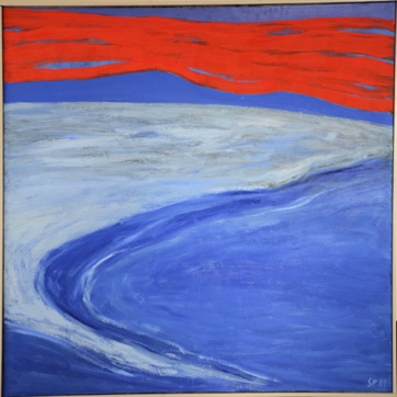 Bárut II, olje 1989, 104x118cm, foto Bernt Holst Bárut II, olje 1989, 104x118cm, foto Bernt Holst